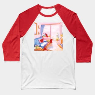 Cat House Baseball T-Shirt